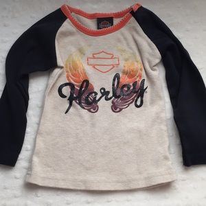 Baby girl Harley Davidson shirt